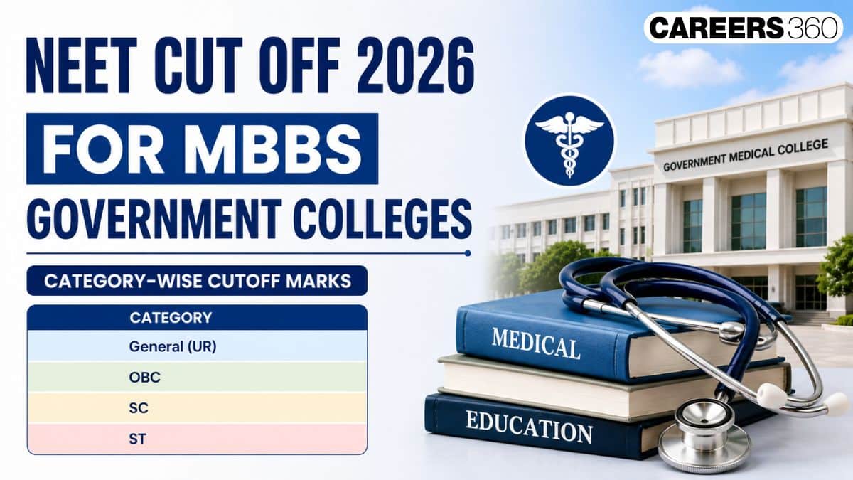 NEET Cut off 2026 For MBBS Government Colleges - Minimum Cutoff Marks & Rank Required